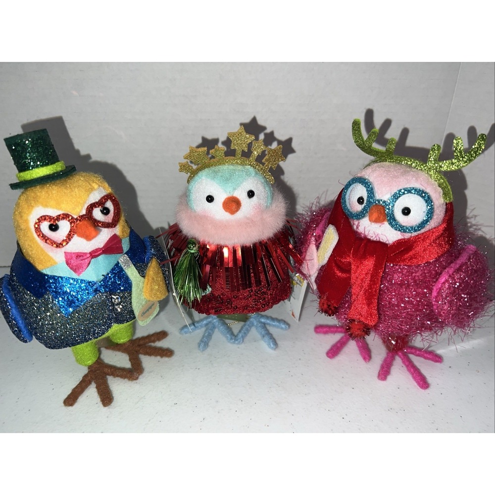 Target Wondershop Featherly Friends Ballyhoo, Soiree, & Gala Fabric Birds 2025